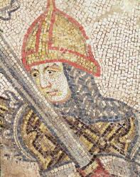 A soldier with a sword (mosaic) | Obraz na stenu