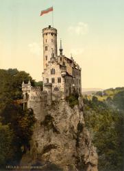 Lichtenstein Castle, Wurtemburg, Germany, c.1890-c.1900 | Obraz na stenu
