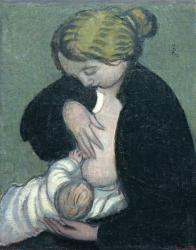Mother in a Black Shirt, 1895 (oil on canvas) | Obraz na stenu