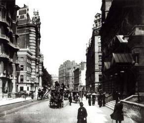 Victoria Street, London, c.1890 (b/w photo) | Obraz na stenu