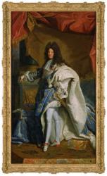 Portrait of Louis XIV, c.1701 (oil on canvas) | Obraz na stenu