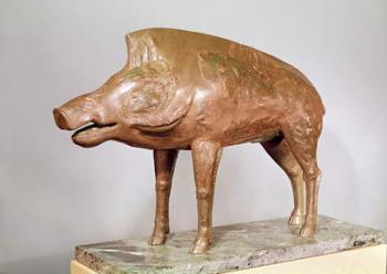A wild boar, from Neuvy-en-Sullias (bronze) | Obraz na stenu