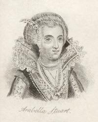 Lady Arabella Stuart, from 'Crabb's Historical Dictionary', published 1825 (litho) | Obraz na stenu