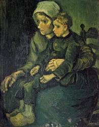 Mother and Child, 1885 (oil on canvas) | Obraz na stenu