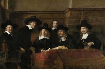 The Wardens of the Amsterdam Drapers | Obraz na stenu