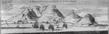 A Prospect of the Cape of Good Hope (engraving) | Obraz na stenu