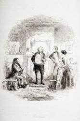 Coavinses, illustration from 'Bleak House' by Charles Dickens (1812-70) published 1853 (litho) | Obraz na stenu