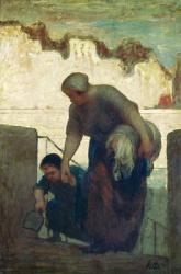 The Washerwoman, c.1860-61 (oil on canvas) | Obraz na stenu