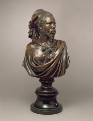 Portrait bust of Said Abdullah of the Mayac, Kingdom of the Darfur, Sudan, 1848 (bronze) | Obraz na stenu