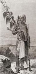 A native of Timor, South East Asia , from 'El Mundo en la Mano', published 1878 (litho) | Obraz na stenu