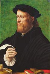 Portrait of a man, 1575 (oil on wood) | Obraz na stenu