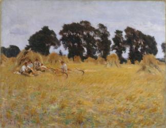 Reapers Resting in a Wheat Field, 1885 (oil on canvas) | Obraz na stenu