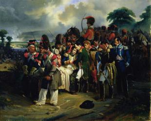 Napoleon bidding farewell to Marshal Jean Lannes, 1858 (oil on canvas) | Obraz na stenu