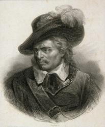 Oliver Cromwell (1599-1658) (engraving) | Obraz na stenu