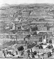 A prospect of the City of London, 1710 (engraving) | Obraz na stenu