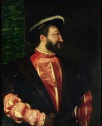 Portrait of Francis I (1494-1547) 1538 (oil on canvas) | Obraz na stenu