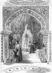 Reopening of the Colosseum, Regent's Park: The Conservatory, 1845 (engraving) | Obraz na stenu