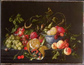 A Still Life of Fruit (oil on canvas) | Obraz na stenu