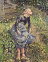 Girl with a Stick, 1881 (oil on canvas) | Obraz na stenu