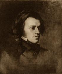 Alfred Lord Tennyson (1809-92) (litho) | Obraz na stenu