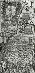 A Thankful Remembrance, 1588 (engraving) (b/w photo) | Obraz na stenu