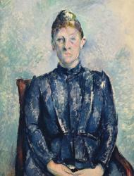 Portrait of Madame Cezanne, c.1890 (oil on canvas) | Obraz na stenu