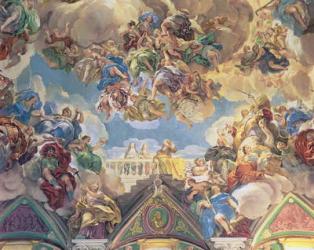 Triumph of the Hapsburgs (lower section of ceiling) | Obraz na stenu