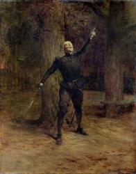 Constant Coquelin (1841-1909) as Cyrano de Bergerac (oil on canvas) | Obraz na stenu