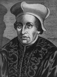 Portrait of Francesco Guicciardini (engraving) (b/w photo) | Obraz na stenu