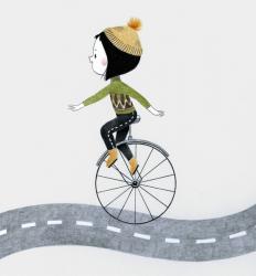 Old bike, 2015 (lead, pencil, digital) | Obraz na stenu