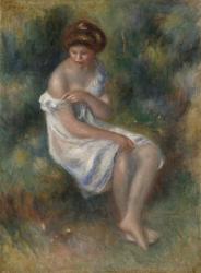 The Bather, c.1900 (oil on canvas) | Obraz na stenu