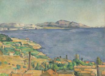 The Gulf of Marseilles Seen from L'Estaque, c.1885 (oil on canvas) | Obraz na stenu