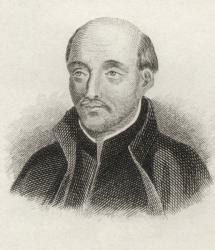 St. Ignatius of Loyola, from 'Crabbes Historical Dictionary', published in 1825 (litho) | Obraz na stenu