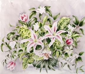 Still life with Tiger Lilies, 1996 (w/c) | Obraz na stenu