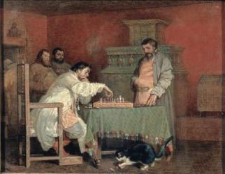 Scene from the Life of the Russian Tsar: Playing Chess, 1865 (oil on canvas) | Obraz na stenu
