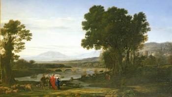 Landscape with Jacob and Laban and Laban's Daughters, 1654 | Obraz na stenu