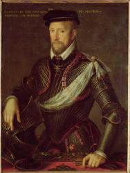 Gaspard II of Coligny (1519-72) Admiral of France (oil on canvas) | Obraz na stenu