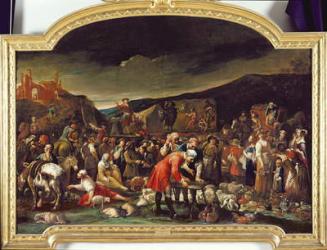 The Market, or The Fair of Poggio a Caiano (oil on canvas) | Obraz na stenu