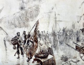 The Return of the Corsairs (oil on canvas) | Obraz na stenu