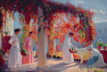 The Pergola at Marquayrol | Obraz na stenu