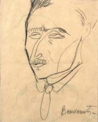 Aristide Sommati, c.1908 (charcoal on paper) | Obraz na stenu