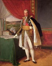 Marshal Andre Massena (1758-1817) Duke of Rivoli, 1814 (oil on canvas) | Obraz na stenu