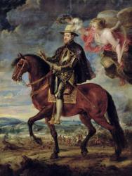 Philip II (1527-98) Crowned by Victory, 1628 (oil on canvas) | Obraz na stenu