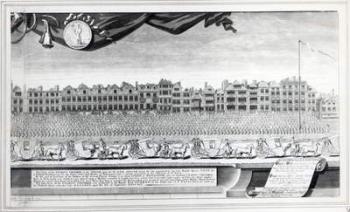 View of the Charity Children in the Strand, 7th July 1713, print made in 1715 (engraving) | Obraz na stenu