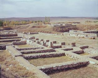 View of the archaeological site, 1450-1200 BC (photo) | Obraz na stenu