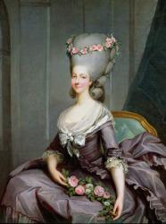 Marie-Therese de Savoie-Carignan (1749-92) Princess of Lamballe (oil on canvas) | Obraz na stenu