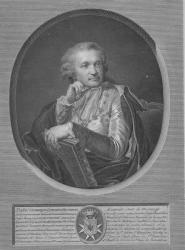 Count Stroganov, engraved by Ignaz Sebastian Klauber, 1802 (engraving) | Obraz na stenu