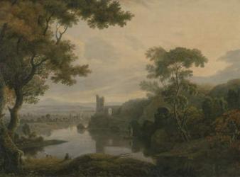 River Landscape, 1773 (oil on canvas) | Obraz na stenu
