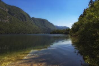 Lake Bohinj, Triglav National Park, Upper Carniola, Slovenia (photo) | Obraz na stenu