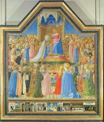 Coronation of the Virgin, c.1430-32 (tempera on panel) (for detail see 93858) | Obraz na stenu